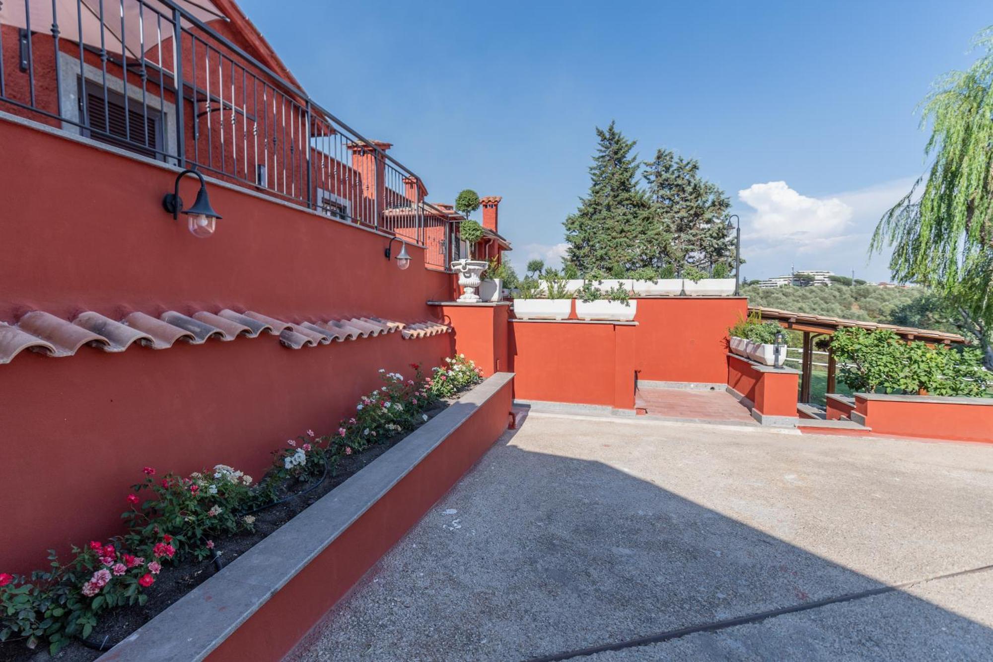 La Villetta Nel Parco La Giustiniana Esterno foto
